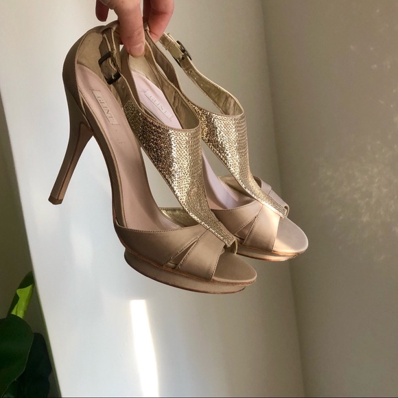 Glint | Gillian Satin Platform Sandals - Picture 7 of 13